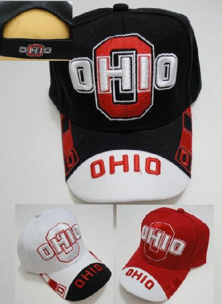 Ohio HAT (2)-White Accent On Bill